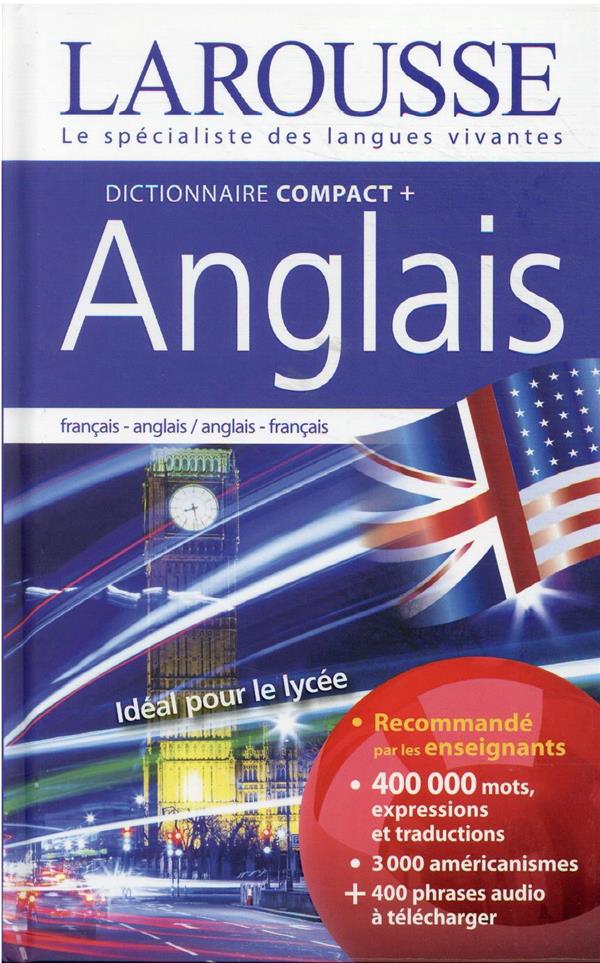 DICTIONNAIRE COMPACT PLUS FRANCAIS-ANGLAIS - COLLECTIF - LAROUSSE DICTIONNAIRE COMPACT PLUS FRANCAIS-ANGLAIS - COLLECTIF - LAROUSSE