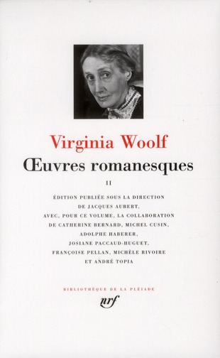OEUVRES ROMANESQUES - VOL02 - WOOLF VIRGINIA - GALLIMARD OEUVRES ROMANESQUES - VOL02 - WOOLF VIRGINIA - GALLIMARD