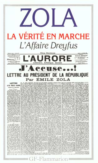 L-AFFAIRE DREYFUS - LA VERITE EN MARCHE - ZOLA EMILE - FLAMMARION L-AFFAIRE DREYFUS - LA VERITE EN MARCHE - ZOLA EMILE - FLAMMARION