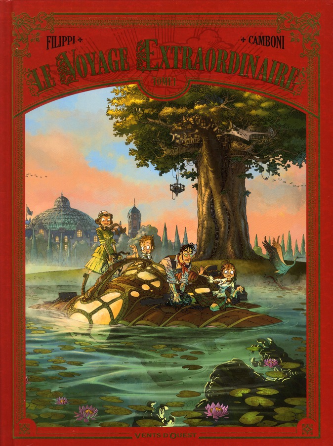 LE VOYAGE EXTRAORDINAIRE - TOME 01 - CYCLE 1 - LE TROPHEE JULES VERNE 1/3 - FILIPPI/CAMBONI - VENTS D'OUEST LE VOYAGE EXTRAORDINAIRE - TOME 01 - CYCLE 1 - LE TROPHEE JULES VERNE 1/3 - FILIPPI/CAMBONI - VENTS D'OUEST