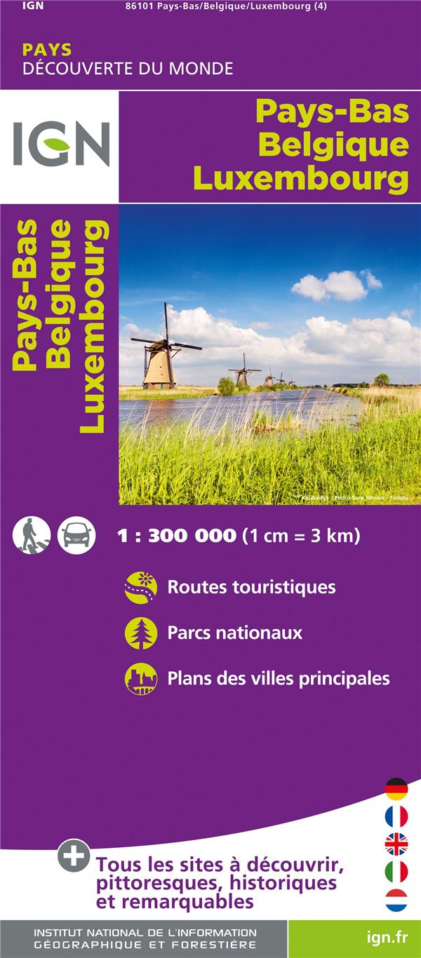 86101 PAYS-BAS/BELGIQUE/LUXEMBOURG  1/300.000 - XXX - MICHELIN