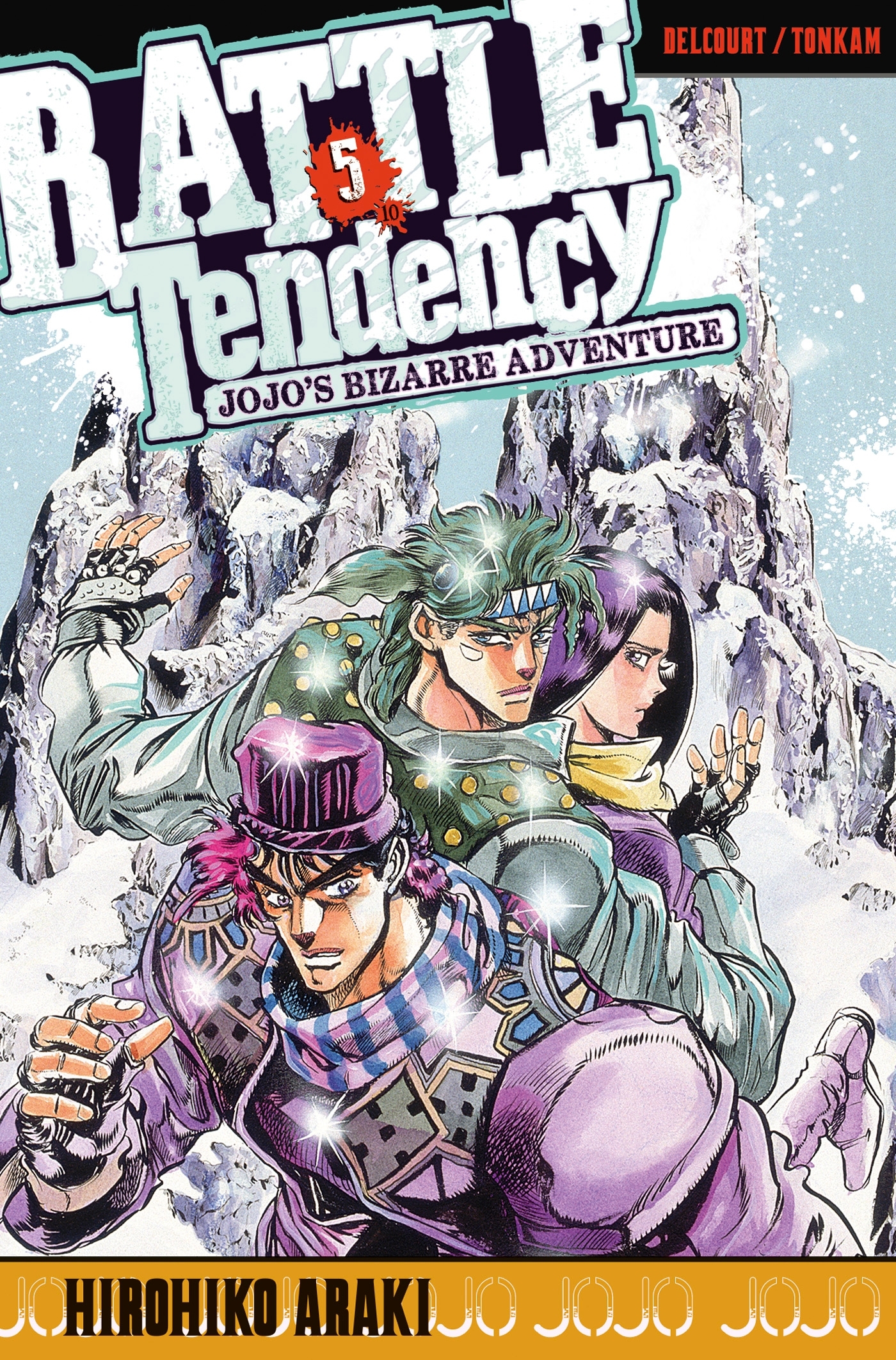 JOJO'S BIZARRE ADVENTURE - SAISON 2  -  BATTLE TENDANCY TOME 5 - ARAKI HIROHIKO - DELCOURT
