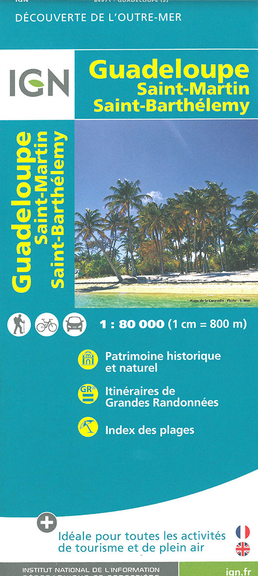 GUADELOUPE ST MARTIN ST BARTHELEMY LES SAINTES MARIE GALANTE - XXX - IGN