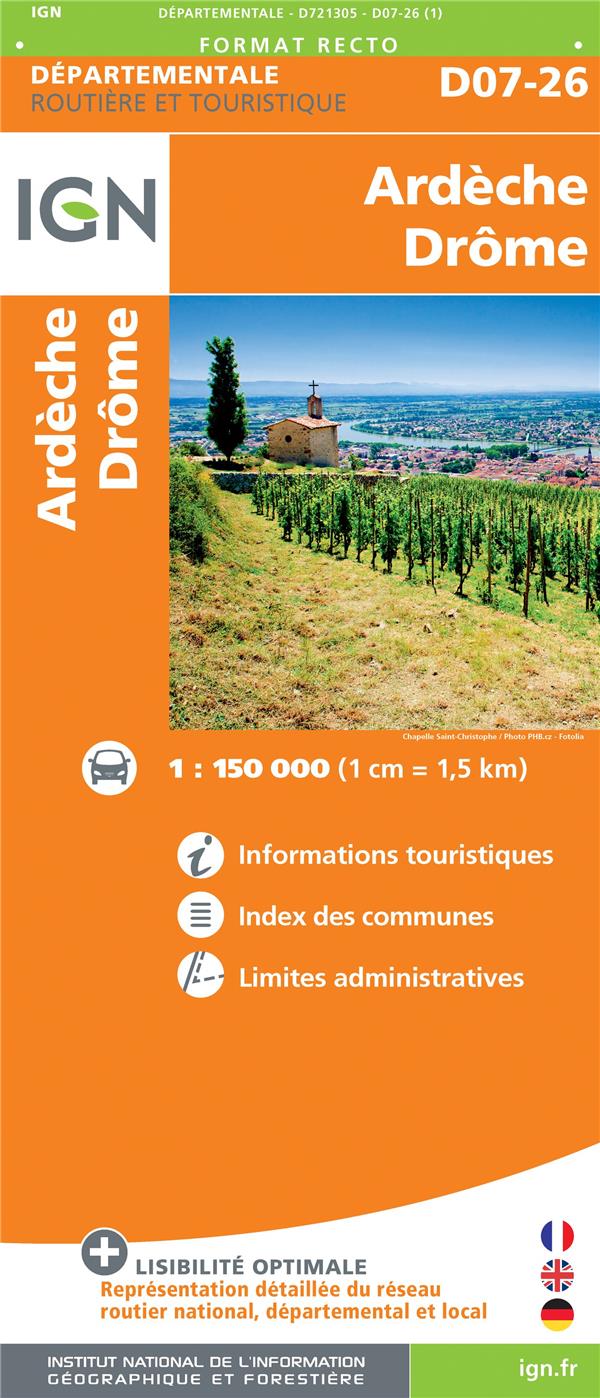 D07 D26 ARDECHE DROME - XXX - MICHELIN