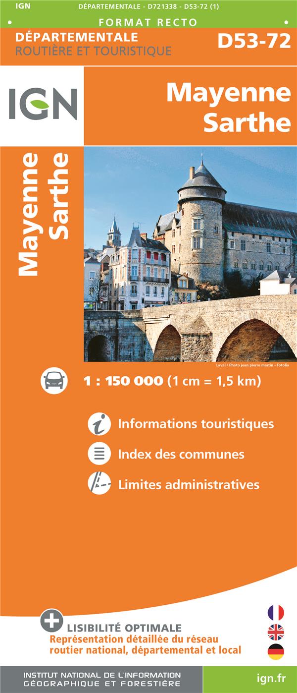 D721338 MAYENNE.SARTHE (53.72) - XXX - MICHELIN