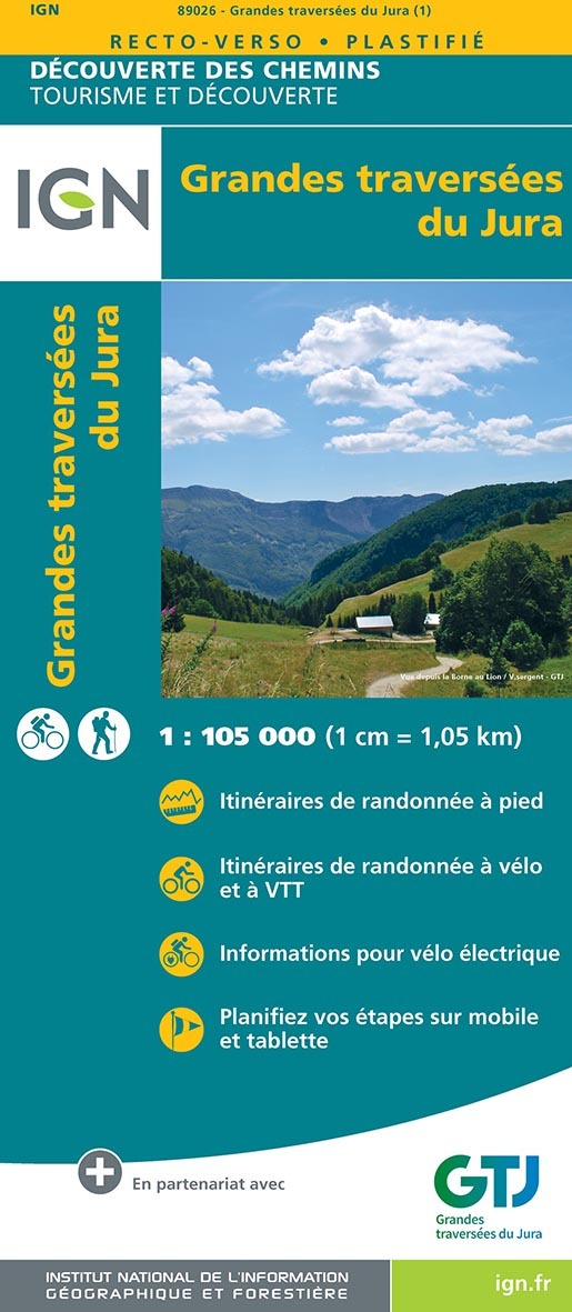 GRANDES TRAVERSEES DU JURA - XXX - IGN