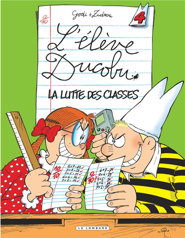 DUCOBU  - TOME 4 - LA LUTTE DES CLASSES - ZIDROU/GODI - LOMBARD