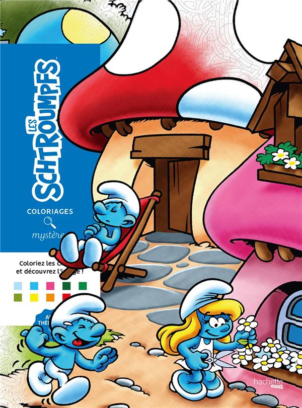 COLORIAGES MYSTERES - SCHTROUMPFS - KARAM ALEXANDRE - HACHETTE