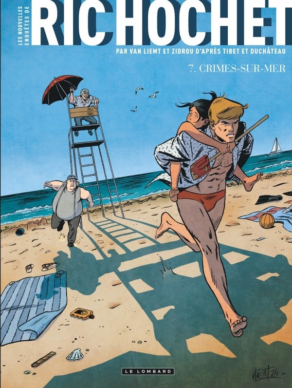 LES NOUVELLES ENQUETES DE RIC HOCHET - TOME 7 - CRIMES-SUR-MER - ZIDROU - LOMBARD