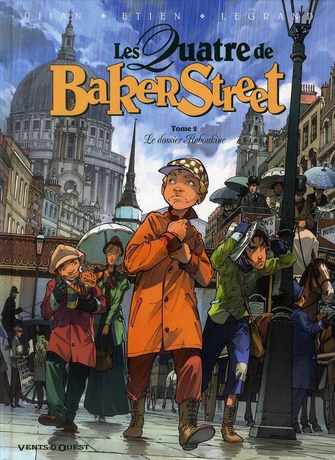 LES QUATRE DE BAKER STREET TOME 2 : LE DOSSIER RABOUKINE - DJIAN/LEGRAND/ETIEN - VENTS D'OUEST