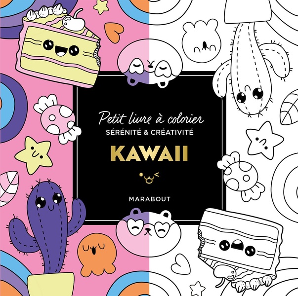 LE PETIT LIVRE DE COLORIAGES - KAWAII - COLLECTIF - MARABOUT