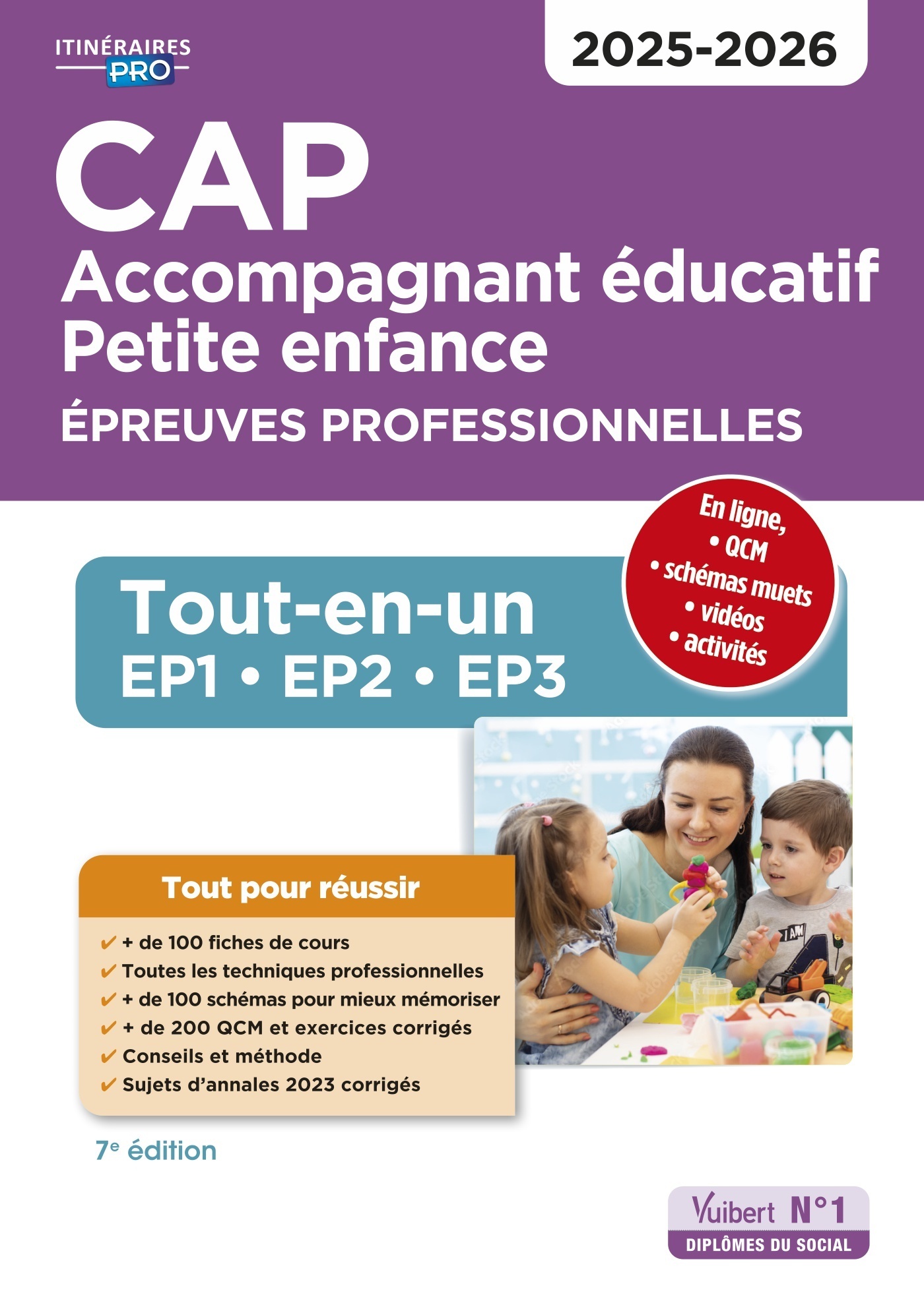 CAP Accompagnant éducatif petite enfance - Épreuves professionnelles - Duchesne Irène, Châteaureynaud Virginie, Lellu Nelly - VUIBERT CAP Accompagnant éducatif petite enfance - Épreuves professionnelles - Duchesne Irène, Châteaureynaud Virginie, Lellu Nelly - VUIBERT