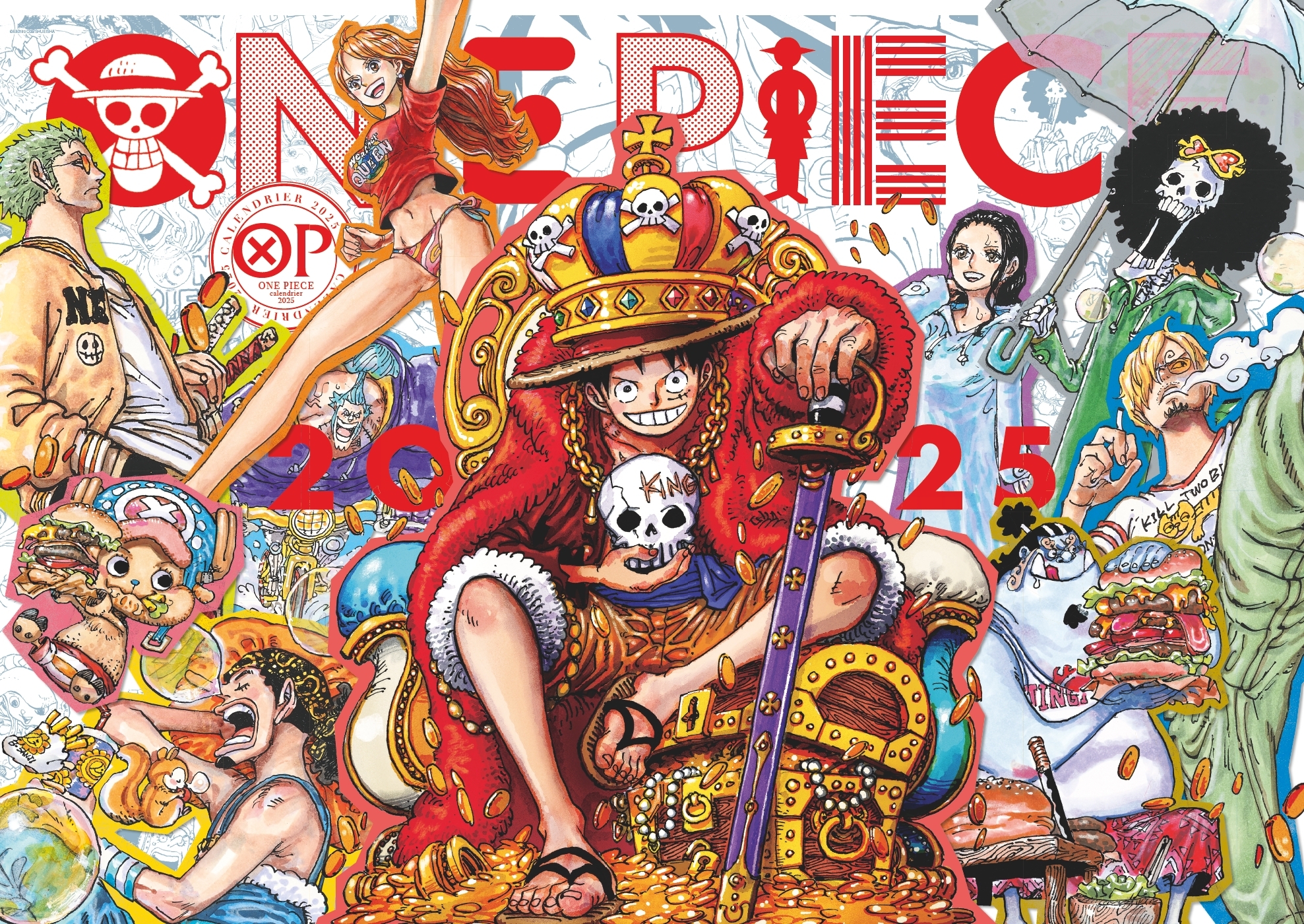 One Piece - Calendrier 2025 - Eiichiro Oda - GLENAT One Piece - Calendrier 2025 - Eiichiro Oda - GLENAT