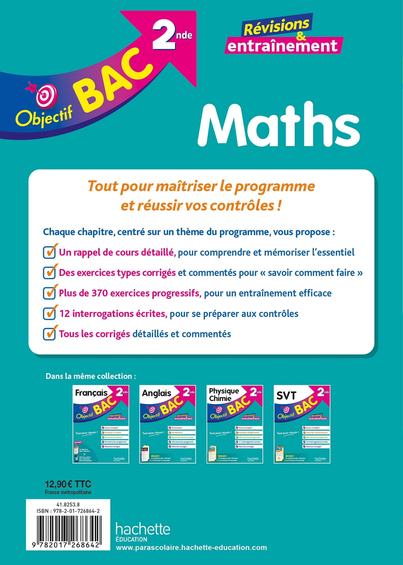 Objectif BAC Maths 2nde - Philippe Rousseau - HACHETTE EDUC