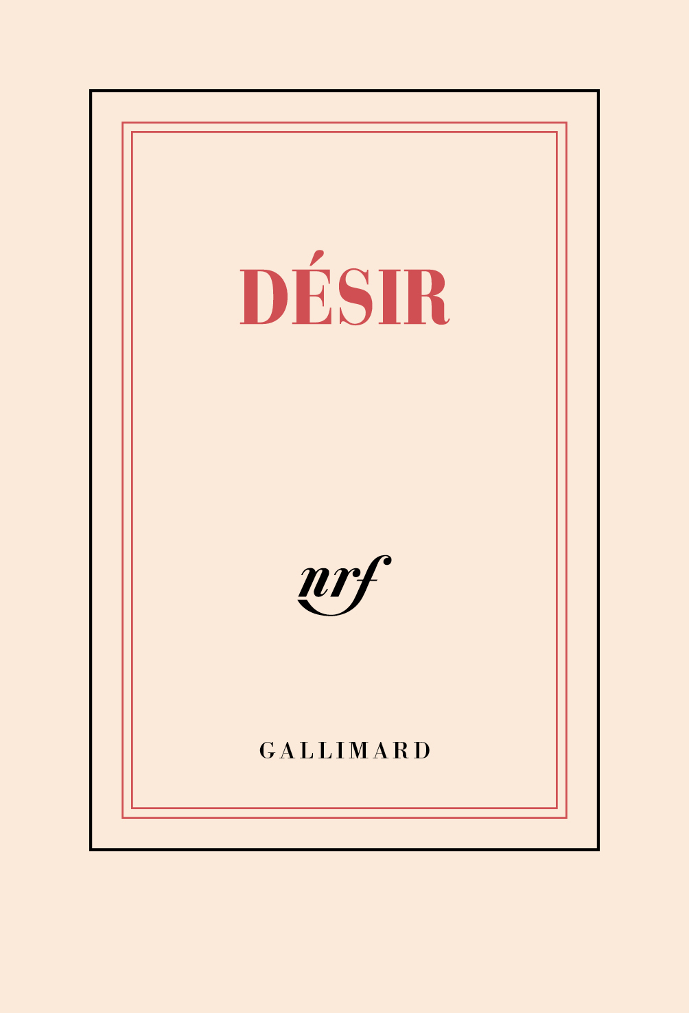 Carnet "Désir" (papeterie) - Collectif, Collectifs - GALLIMARD Carnet "Désir" (papeterie) - Collectif, Collectifs - GALLIMARD
