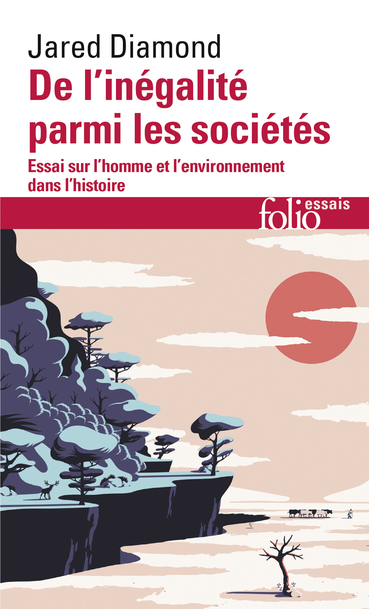 DE L'INEGALITE PARMI LES SOCIETES - ESSAI SUR L'HOMME ET L'ENVIRONNEMENT DANS L'HISTOIRE - DIAMOND JARED - FOLIO