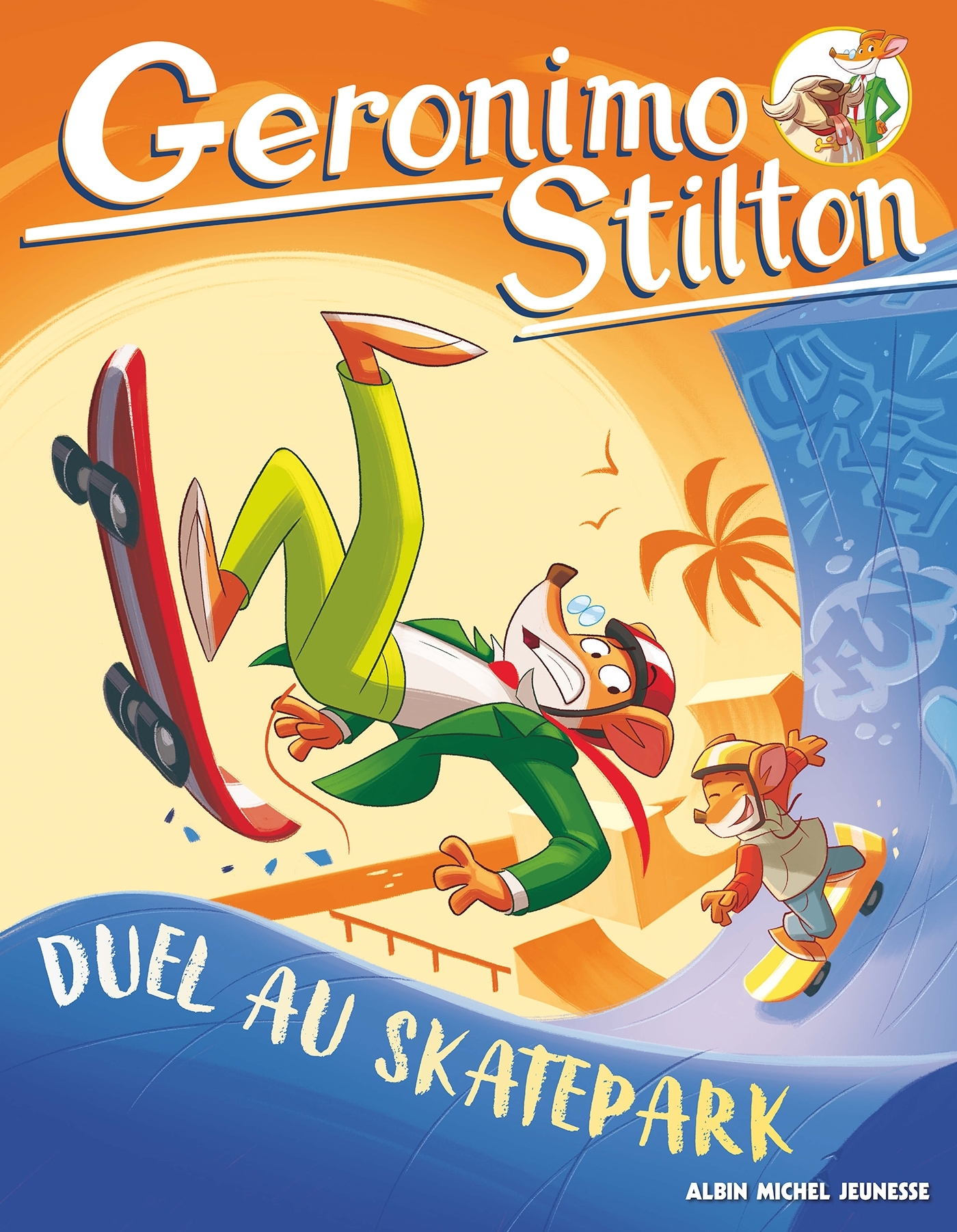 Spaghetto T2 Duel au skatepark - Geronimo Stilton, Marianne Faurobert - ALBIN MICHEL