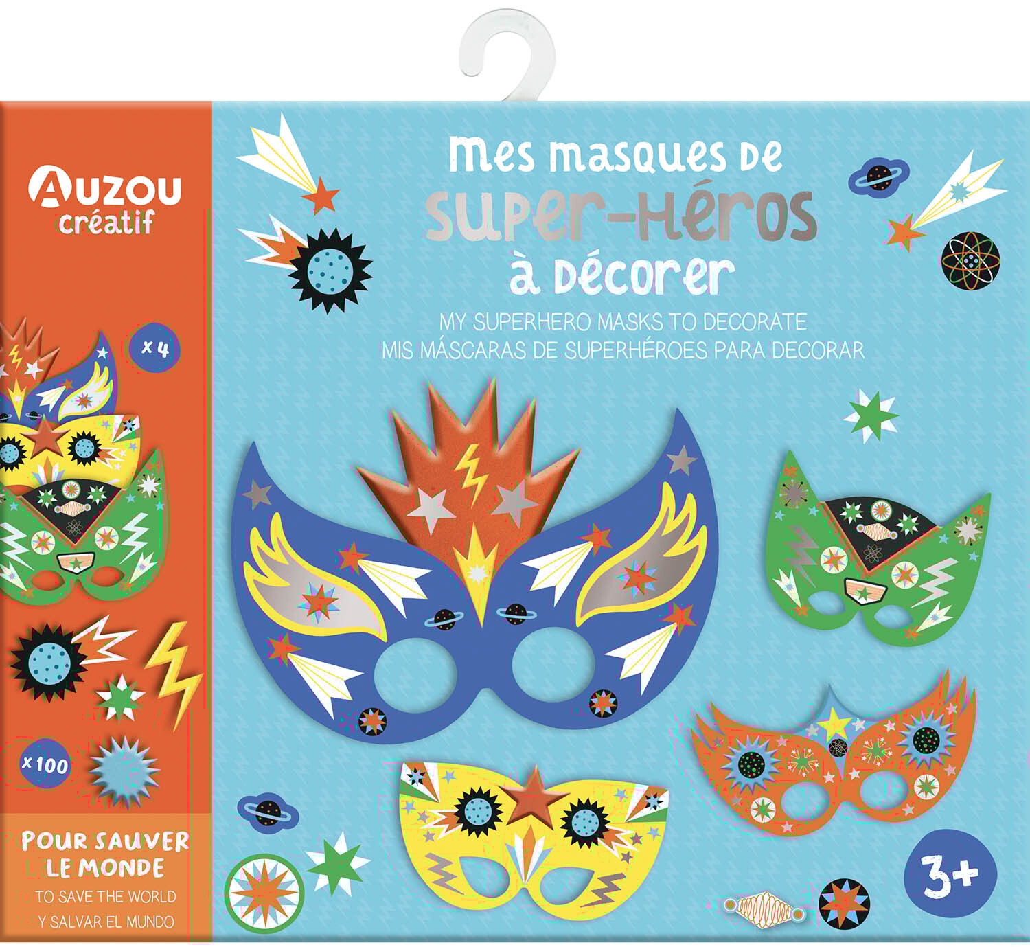 MA POCHETTE D'ARTISTE - MES MASQUES DE SUPER-HÉROS - GUESNE MAUDE - AUZOU