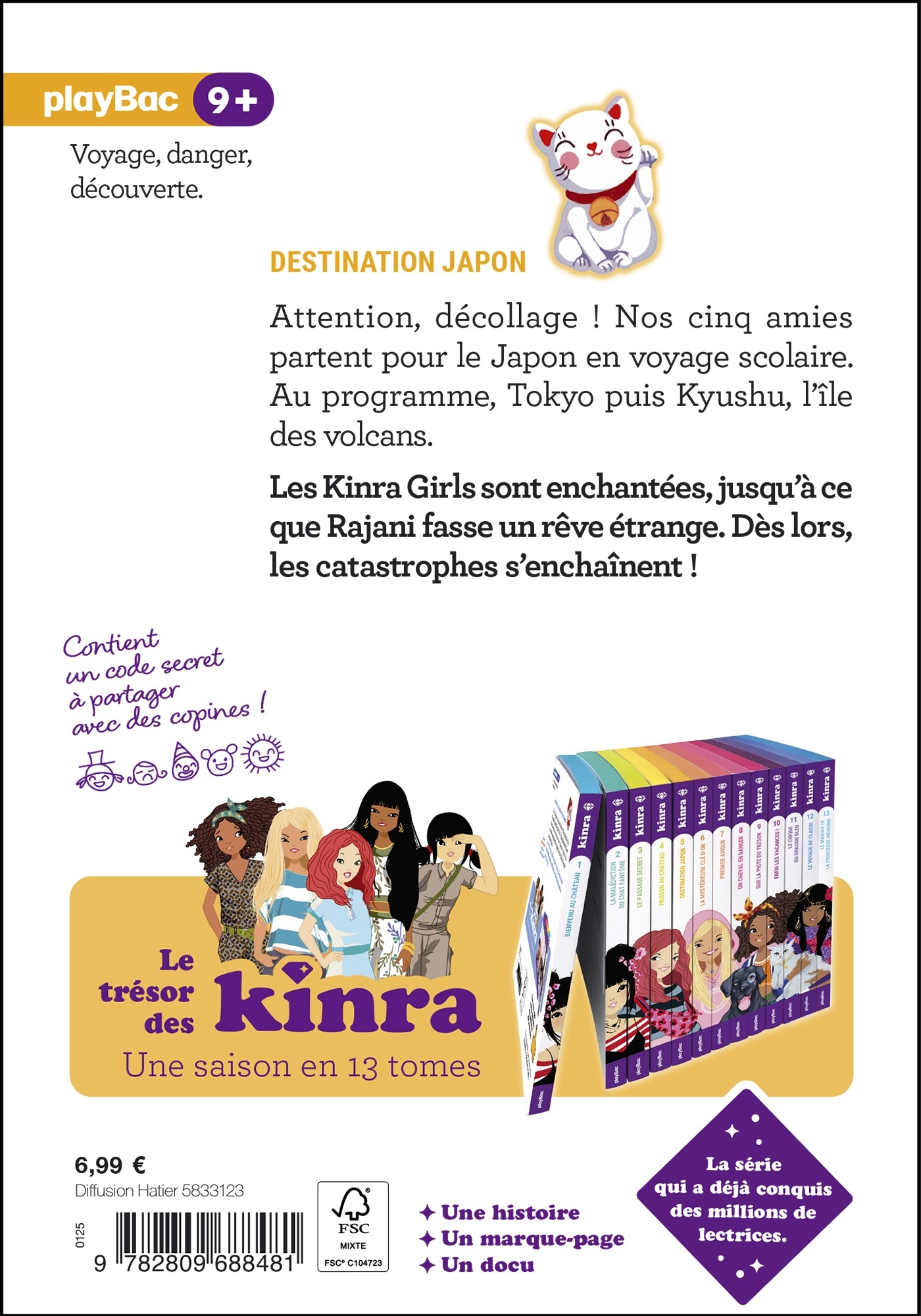 KINRA GIRLS LE TRÉSOR DES KINRA - DESTINATION JAPON - TOME 5 NOUVELLE ÉDITION - MOKA - PLAY BAC