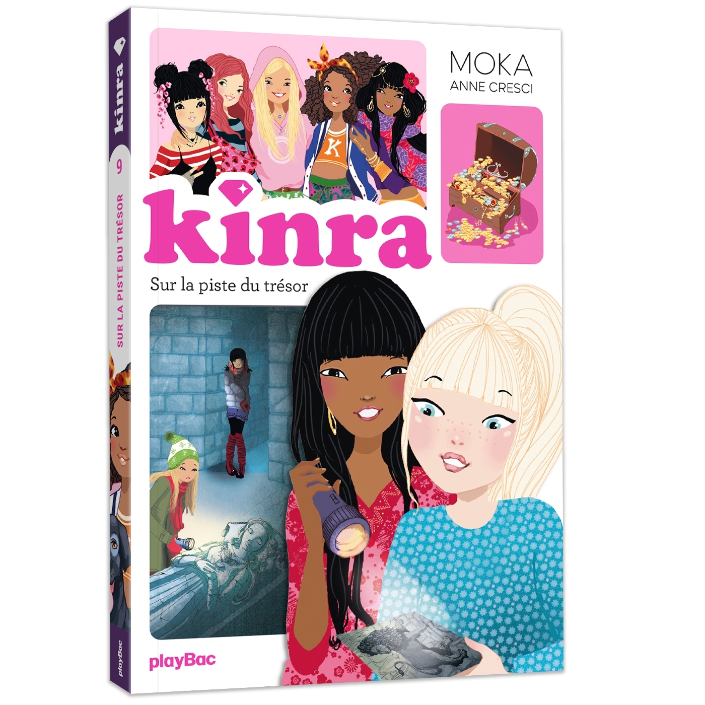 KINRA GIRLS LE TRÉSOR DES KINRA - SUR LA PISTE DU TRÉSOR - TOME 9 NOUVELLE ÉDITION - MOKA - PLAY BAC