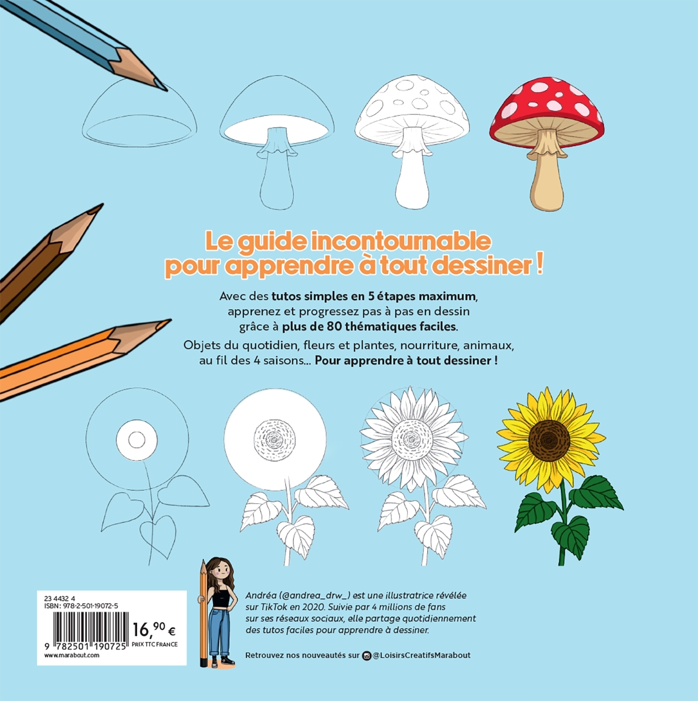 Le guide du dessin facile -  Andrea_drw_ - MARABOUT