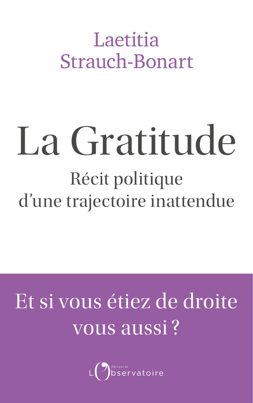 La gratitude -  STRAUCH-BONART LAETITIA - L'OBSERVATOIRE