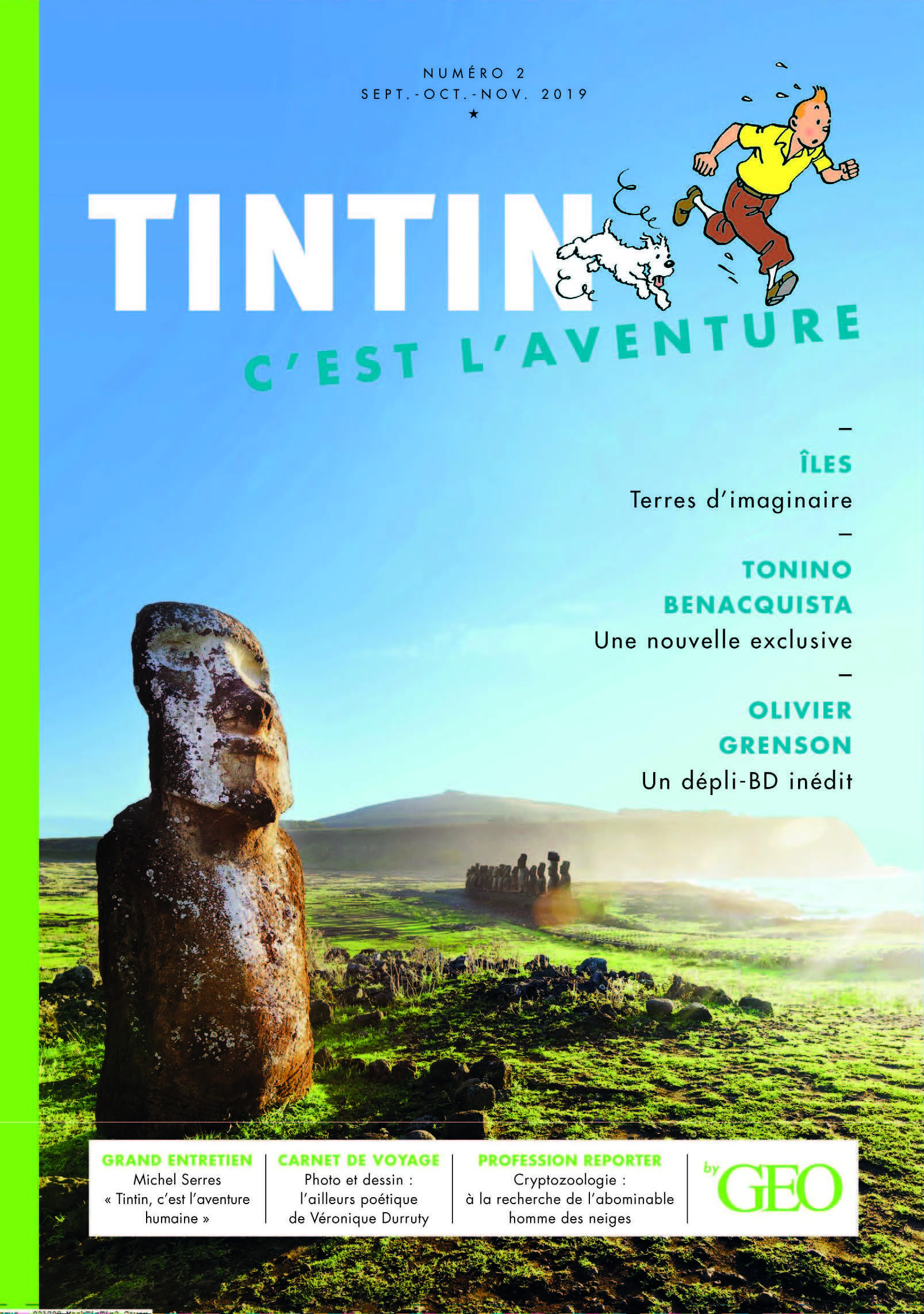 Tintin c'est l'aventure n°2 - Îles -  Collectif - GEO MOULINSART