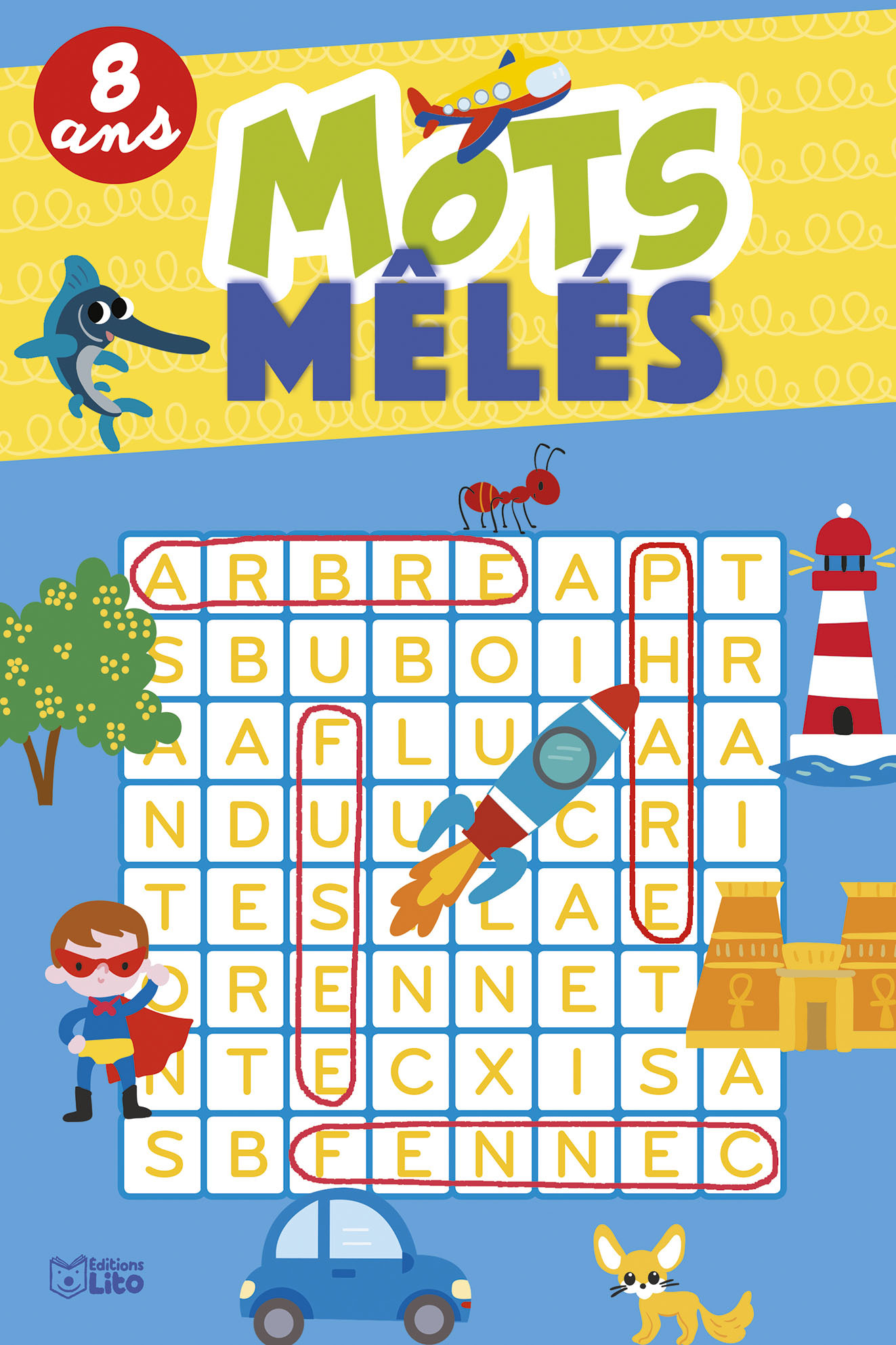 SUPER BLOC JEUX MELES 8 ANS -  - LITO