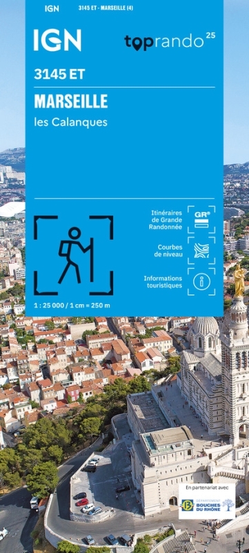 3145ET - Marseille - Les Calanques -  - IGN