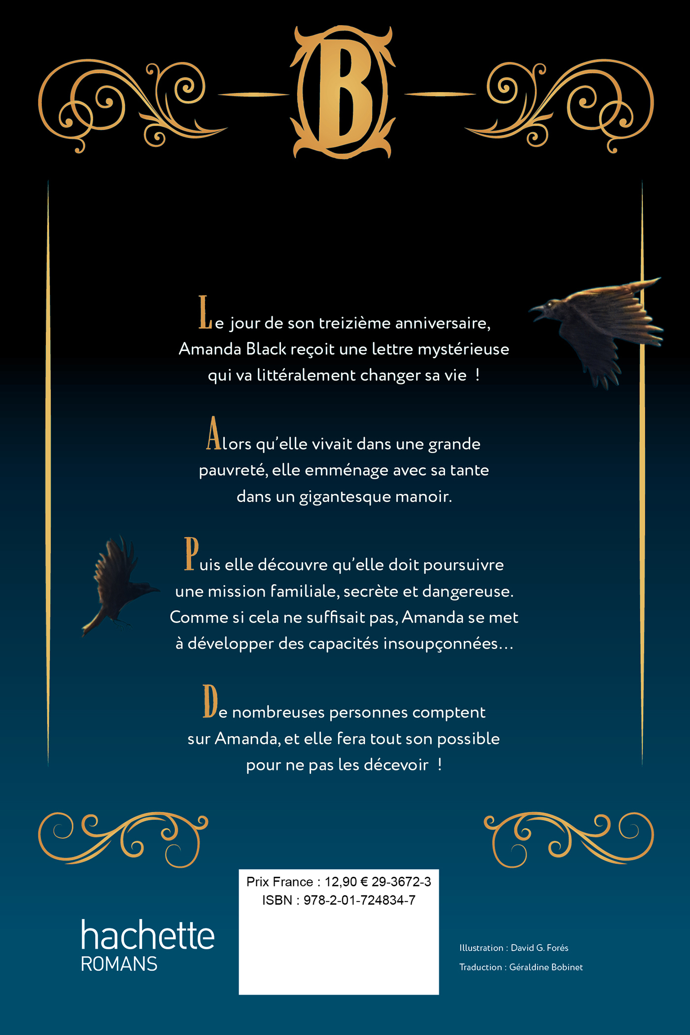 Amanda Black - tome 1 - Un héritage inattendu - Juan Gómez-Jurado - HACHETTE ROMANS