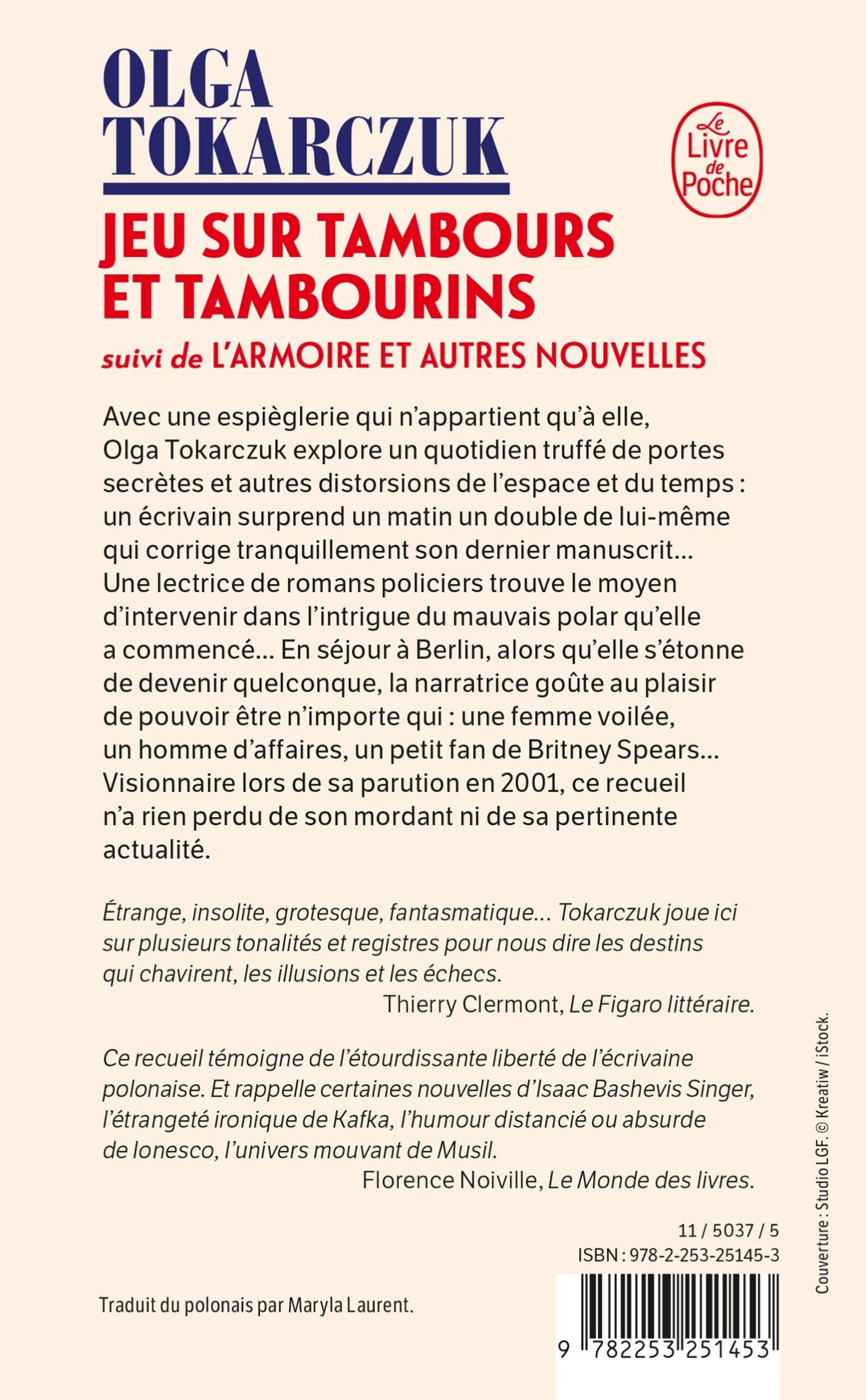 Jeu sur tambours et tambourins - Olga Tokarczuk - LGF