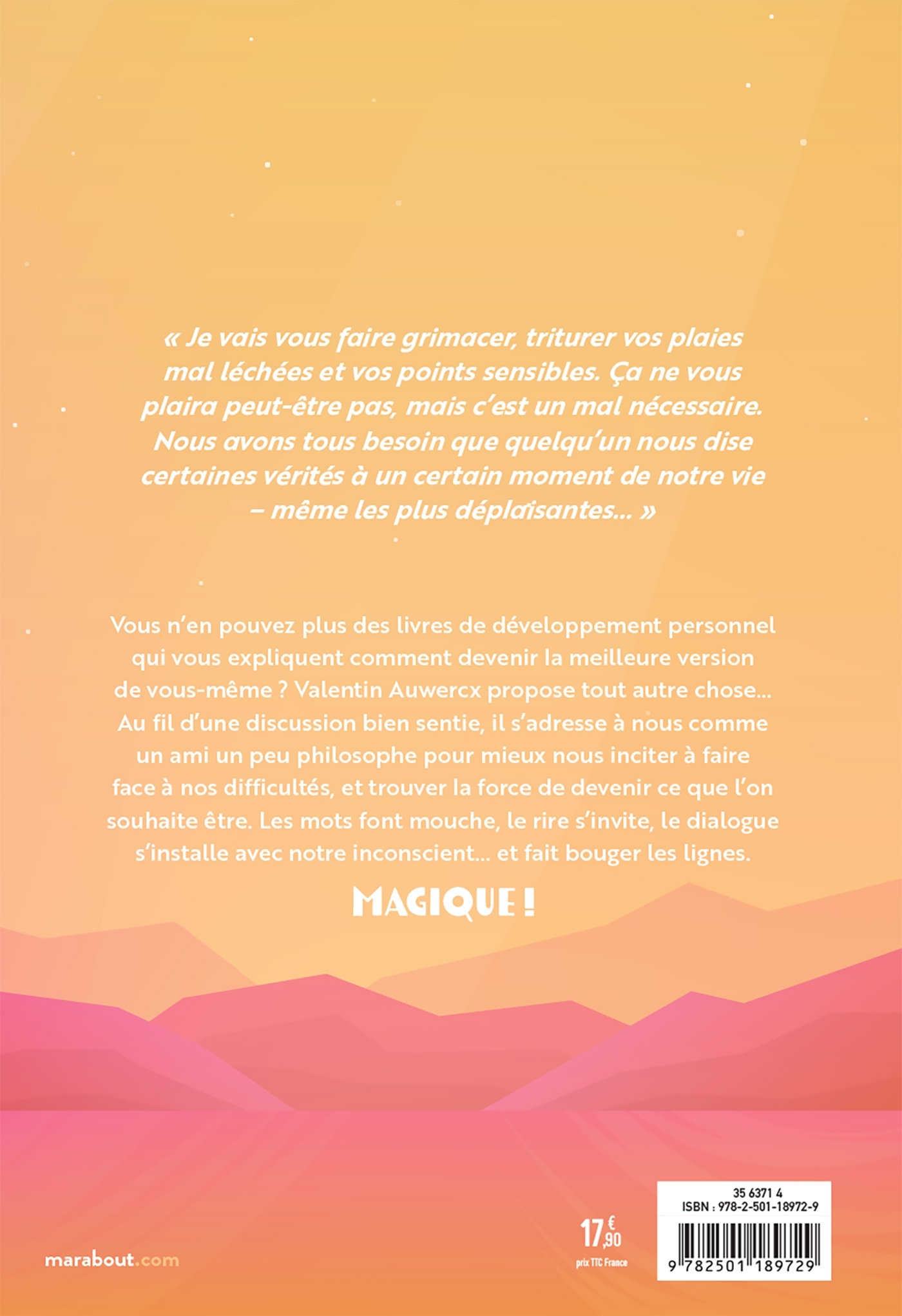 Demain est un autre moi - Valentin Auwercx - MARABOUT