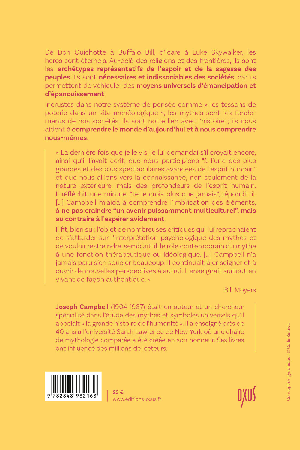 LA PUISSANCE DU MYTHE - Joseph Campbell - OXUS