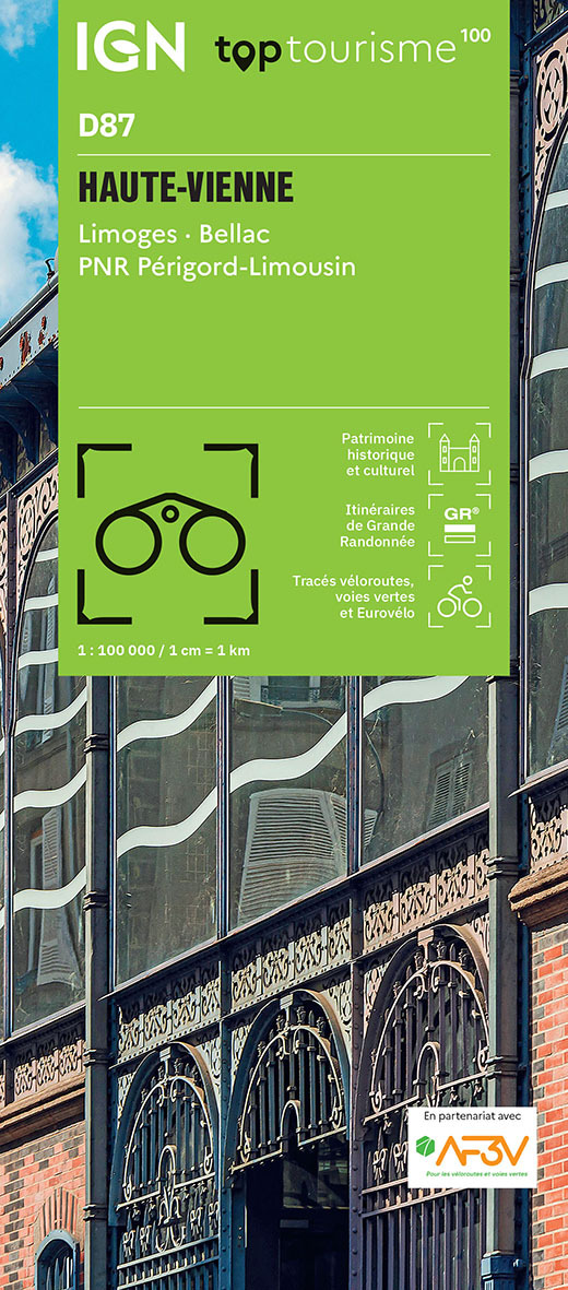TOP100D87 - HAUTE-VIENNE Limoges · Bellac PNR Périgord-Limousin -  - IGN