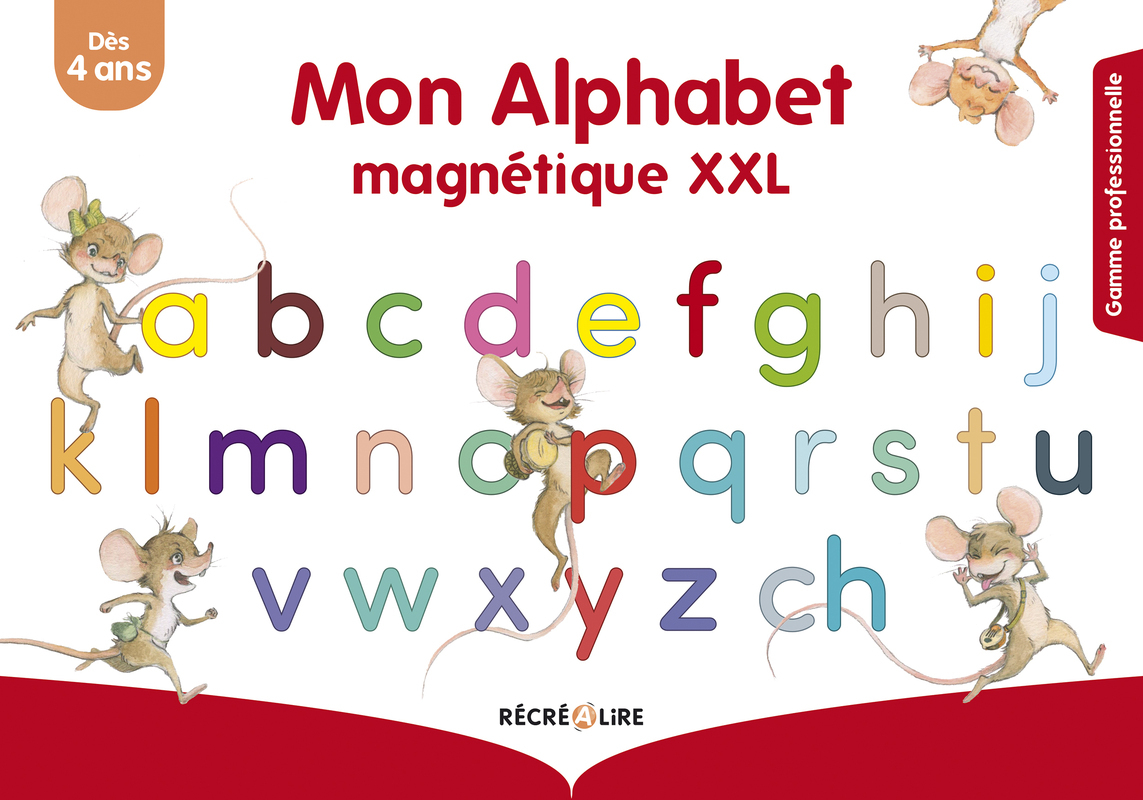 Mon alphabet magnétique XXL - Ella Coalman - RECREALIRE Mon alphabet magnétique XXL - Ella Coalman - RECREALIRE