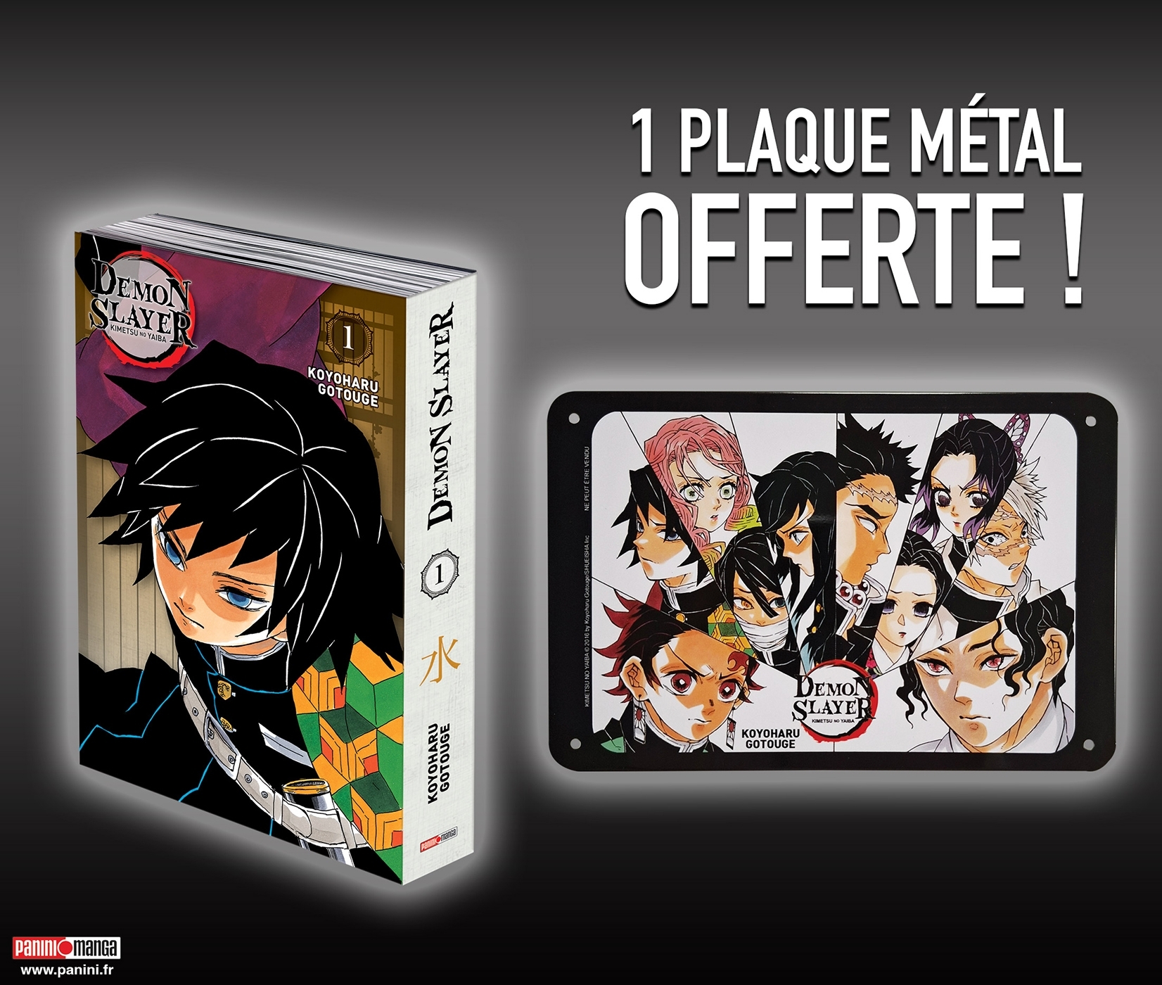 Demon Slayer - Edition Pilier T01 (+ plaque métal offerte) - Koyoharu Gotouge, Koyoharu Gotouge - PANINI