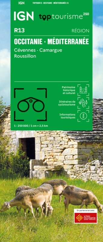 TOP250R13 - OCCITANIE MEDITERRANEE CEVENNES - CAMARGUE / ROUSSILLON -  - IGN