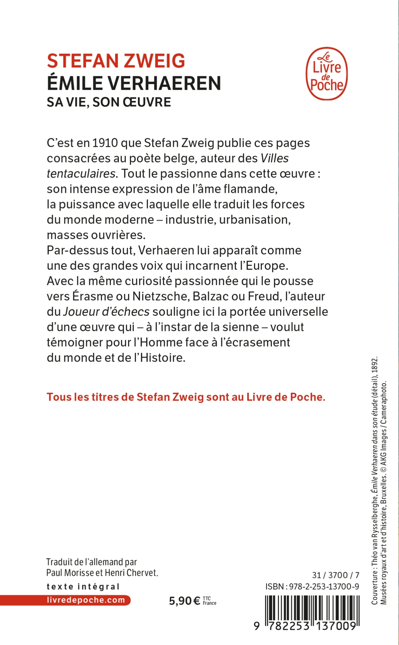 Emile Verhaeren - Stefan Zweig - LGF