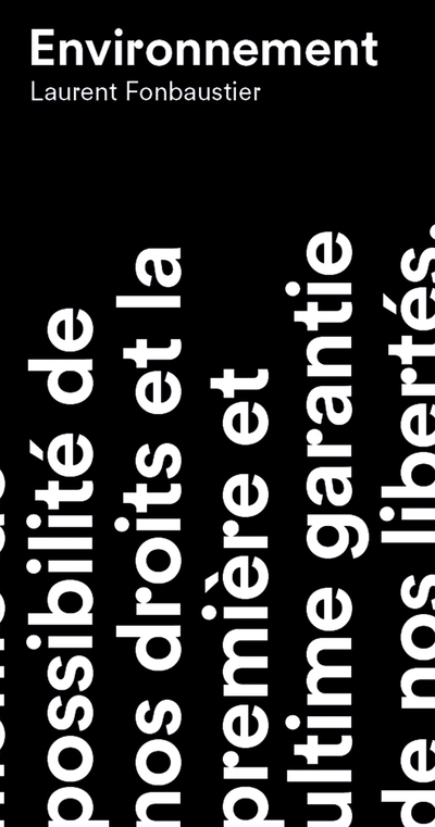 Environnement - Laurent Fonbaustier, Laurent Fonbaustier - ANAMOSA