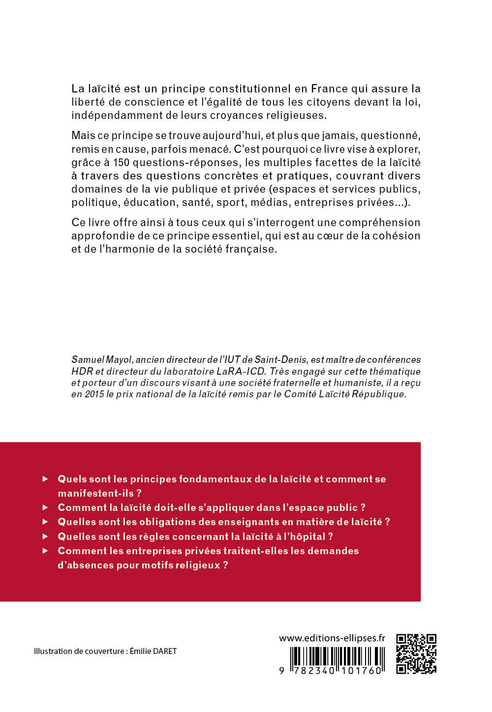 100 Questions/Réponses sur la laïcité - Samuel Mayol - ELLIPSES