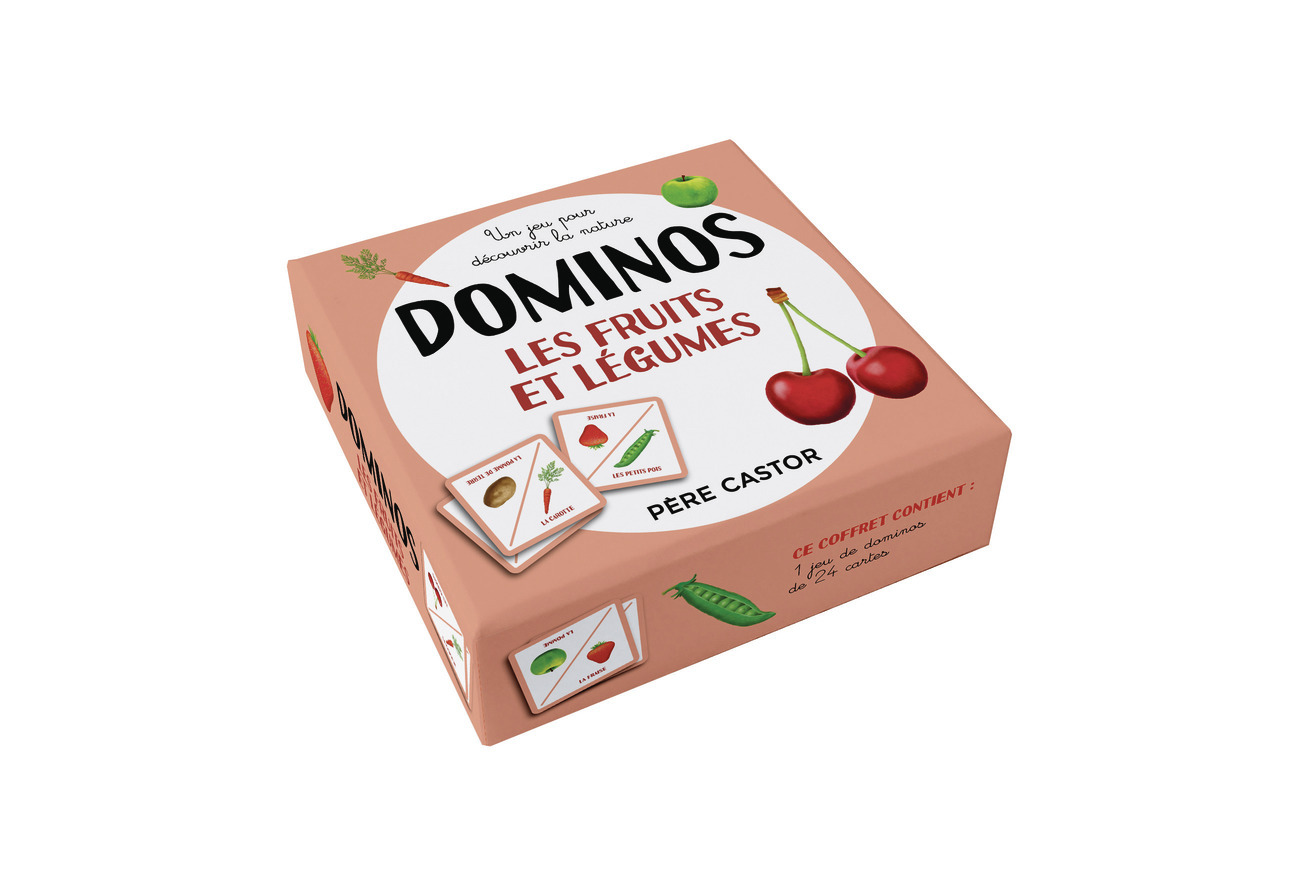 Jeu de dominos - Les fruits et légumes - Adeline Ruel - PERE CASTOR