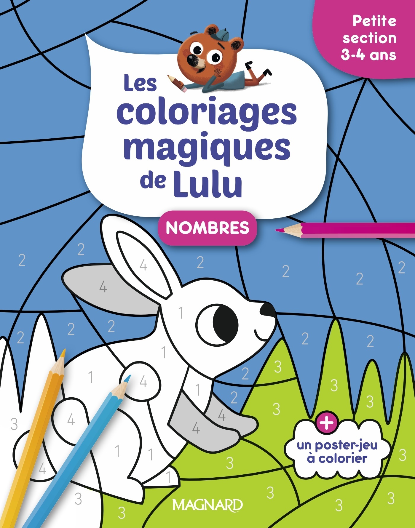 Les coloriages magiques de Lulu - Petite section - Nombres - Isabelle Jacqué, Emilie FORNY - MAGNARD