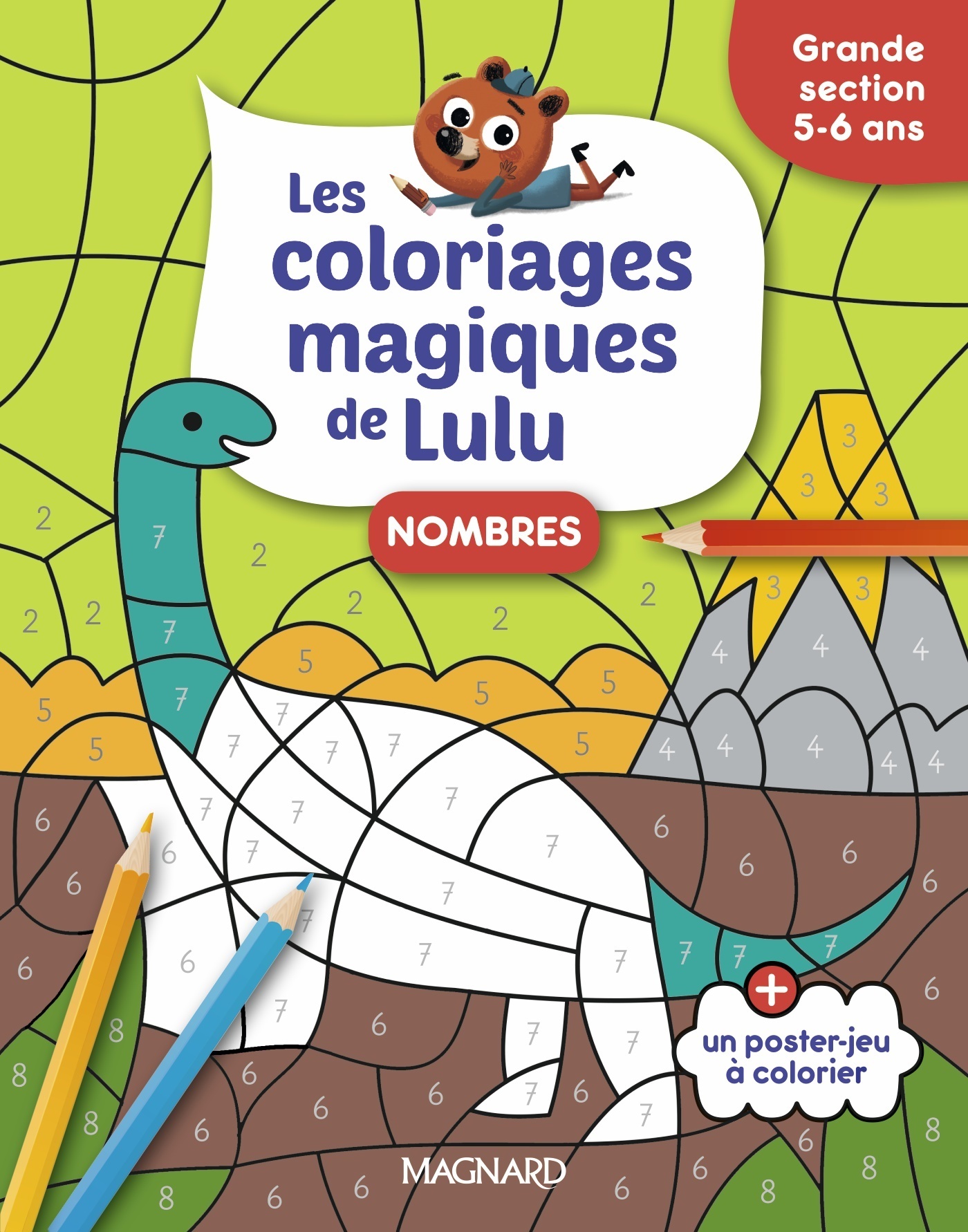 Les coloriages magiques de Lulu - Grande section - Nombres - Coline Citron, Emilie FORNY - MAGNARD