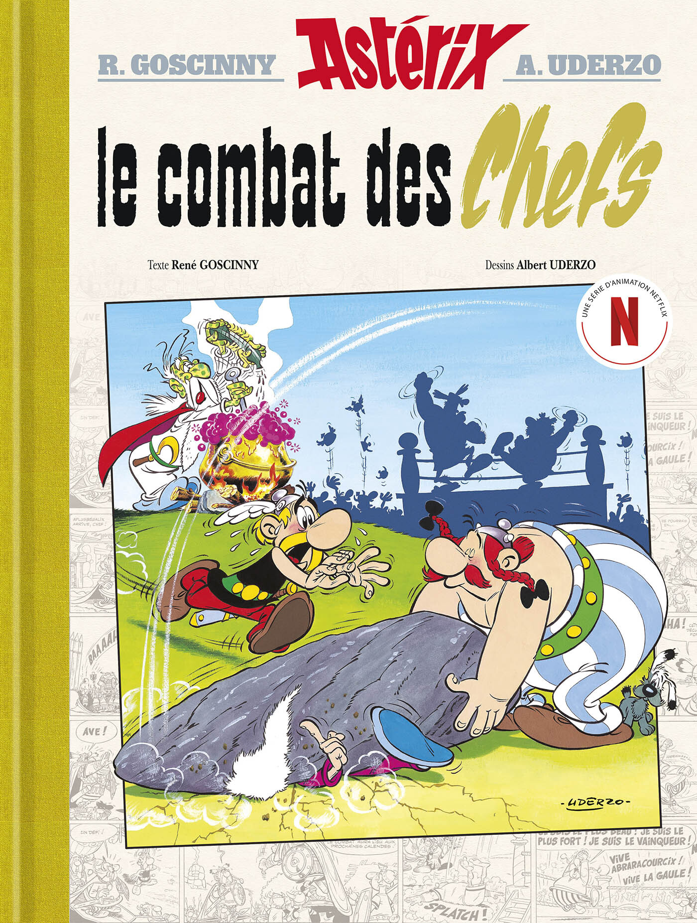 Astérix - Le Combat des chefs n°7 - Édition luxe série Netflix - René Goscinny, Albert Uderzo - HACHETTE