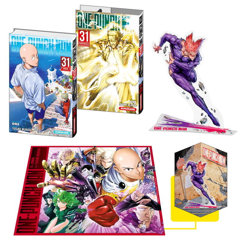One-Punch Man - Tome 31 - collector -  ONE, Yusuke Murata, Frédéric Malet - KUROKAWA