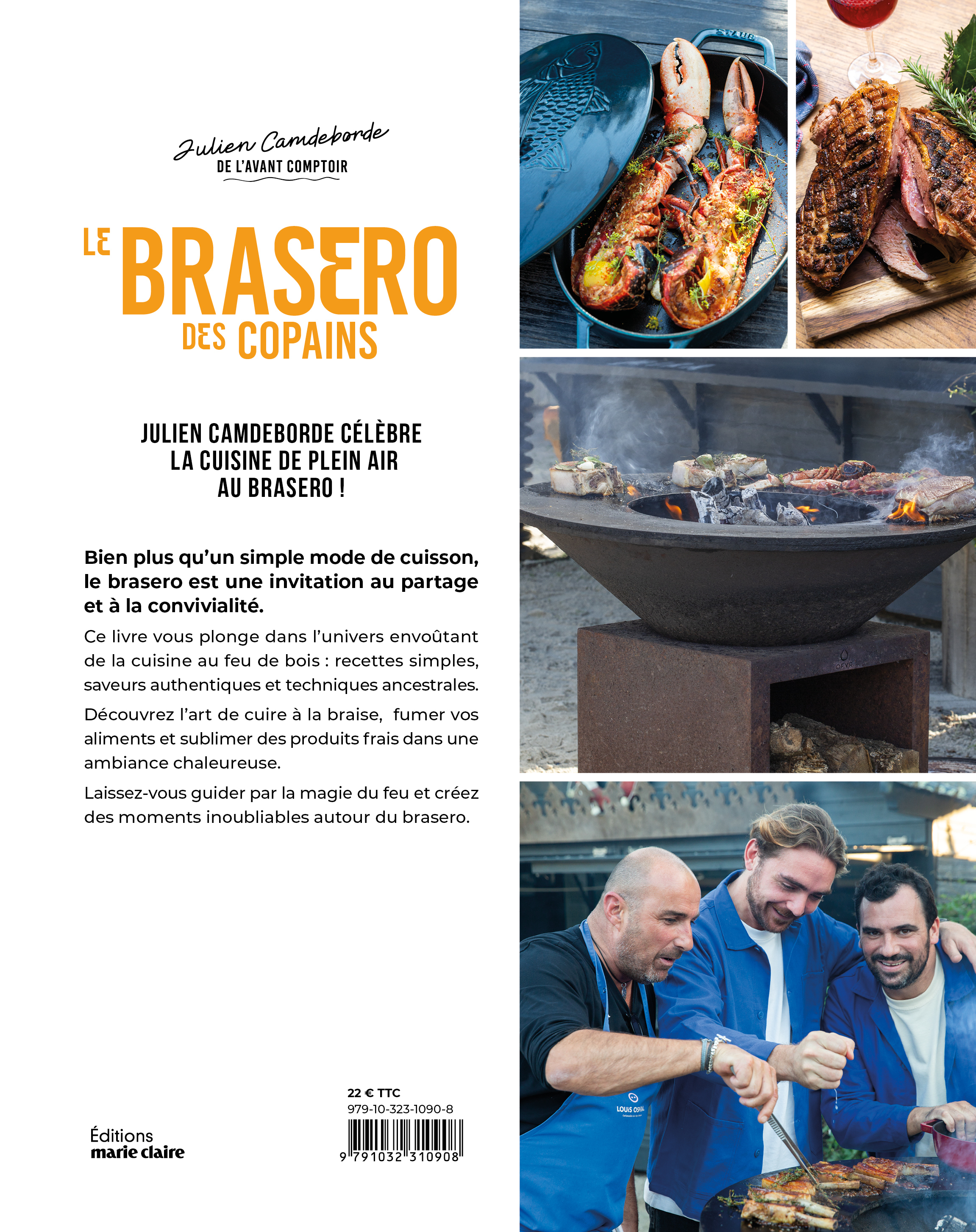 Le brasero des copains - Julien Camdeborde - MARIE-CLAIRE