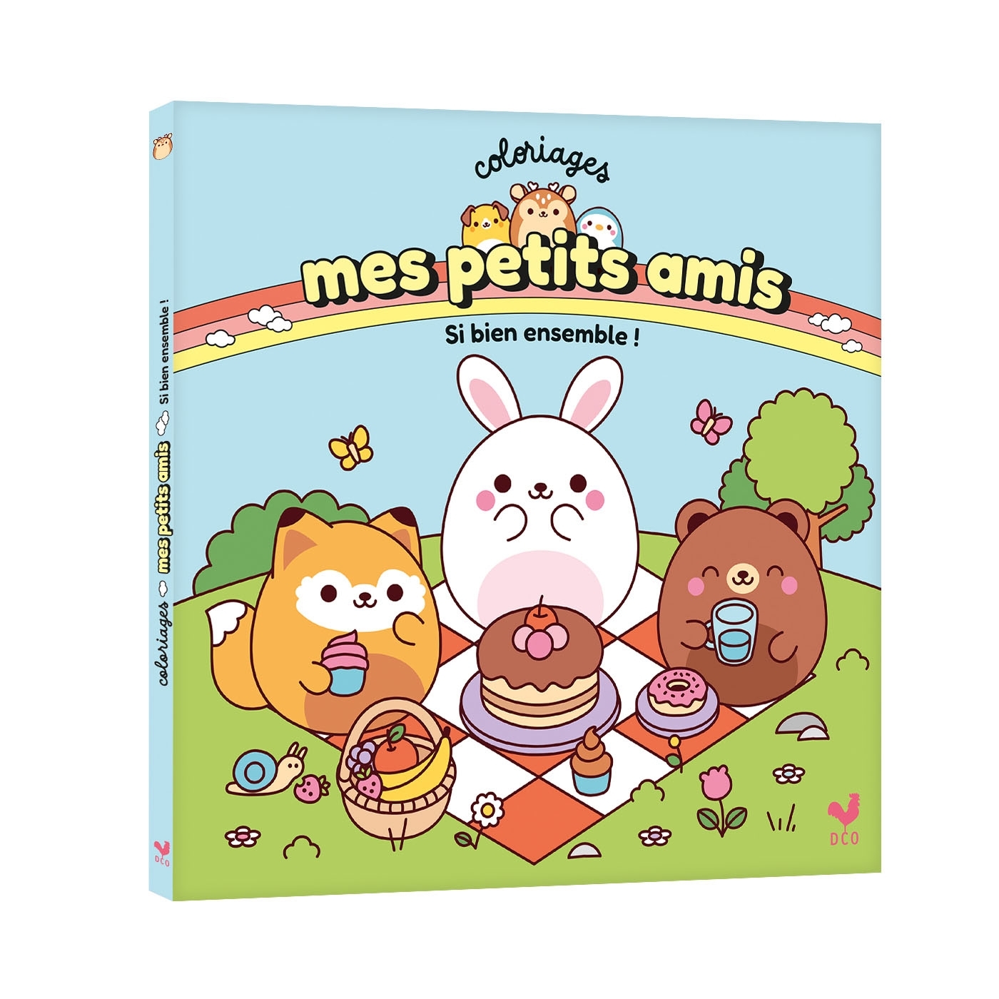 Coloriages Mes petits amis - Si bien ensemble ! -  - DEUX COQS D OR