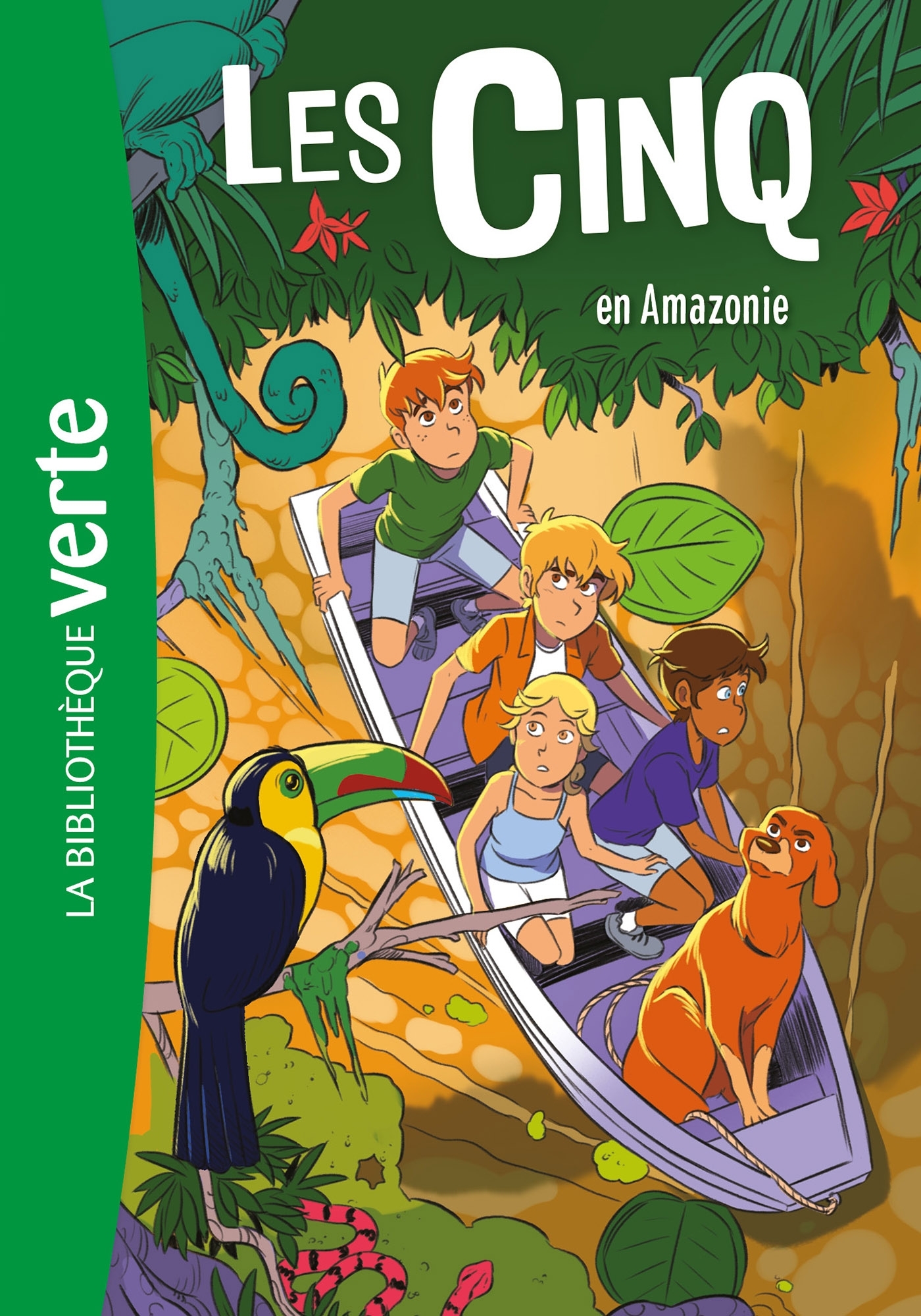 Les Cinq NED 40 -  Les Cinq en Amazonie - VOILIER CLAUDE - HACHETTE JEUN.