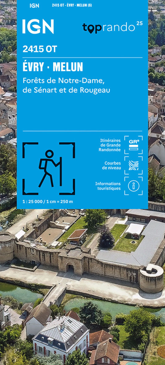 2415OT EVRY MELUN FORET DE SENART, NOTRE-DAME -  - IGN