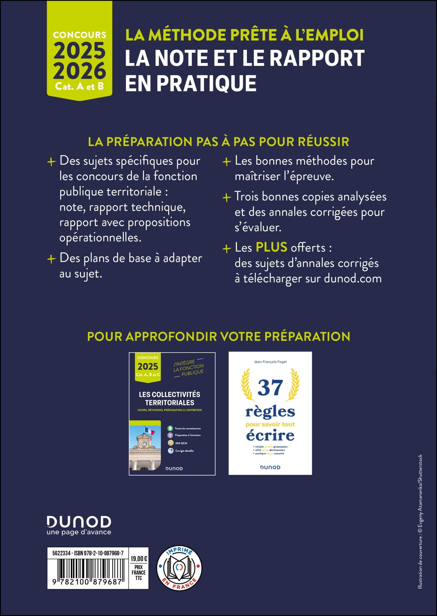 La note et le rapport en pratique - 2025-2026 - BOULOUX FRANCK - DUNOD